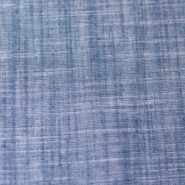 Baumwolle Chambray Leinenstruktur blau – Sanna Marin von Swafing