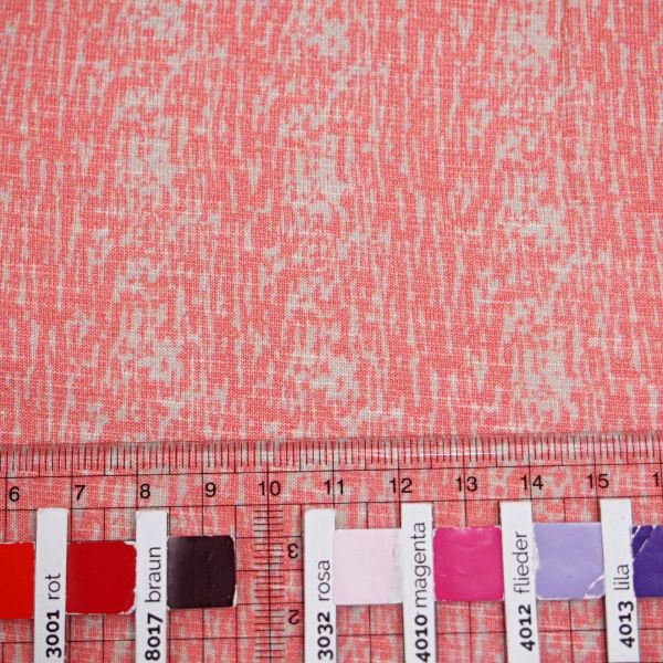 Viskose Slubjersey Kritzel Streifen apricot – Jolijou BARK von Swafing rosa