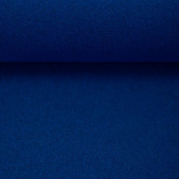 Weicher dicker Strickstoff in royal blau meliert – Strick Bono von Swafing