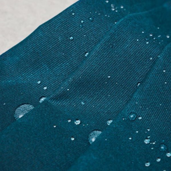 Weighty Waxed Cotton Canvas petrol - Mind the Maker kräftige beschichtete Baumwolle für Taschen