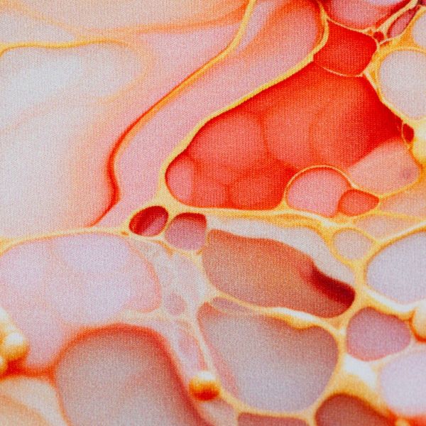French Terry Flowing Bloom Rosé Apricot – Sarah Mariam für Swafing