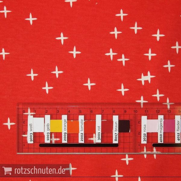 Bio Jersey Interlock BIRCH Wink tomato – Mod Basic 3