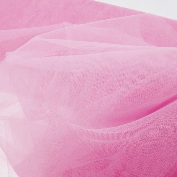 Feintüll in rosa - weicher feiner Tüll für Ballerina Petticoat Schultüte & Co Swiss Tulle