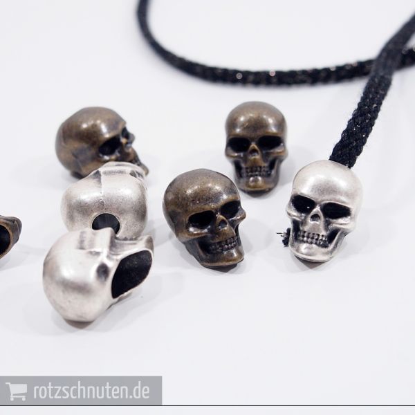 32 Totenkopf Kordel-Endstopps Für Hoodies & DIY-Projekte - Metall Verschlüsse In 2 Größen