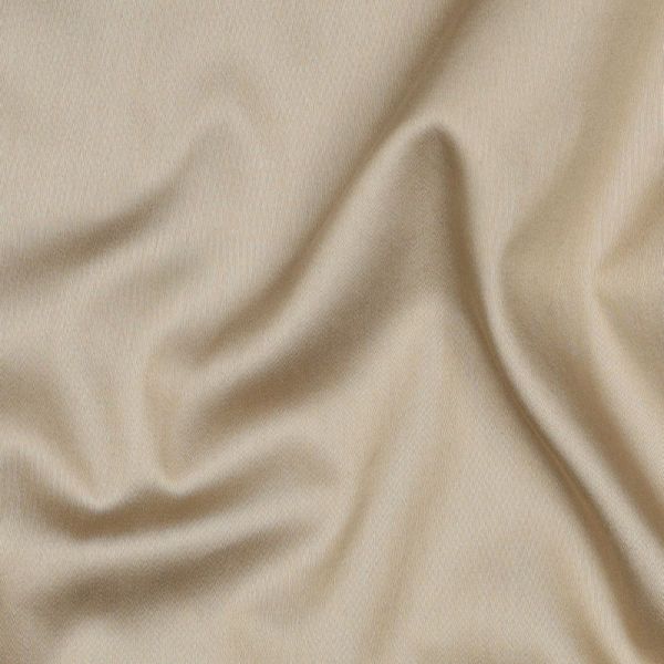 Baumwollsatin beige / sand / creme – glänzende Webware aus 100% Baumwolle