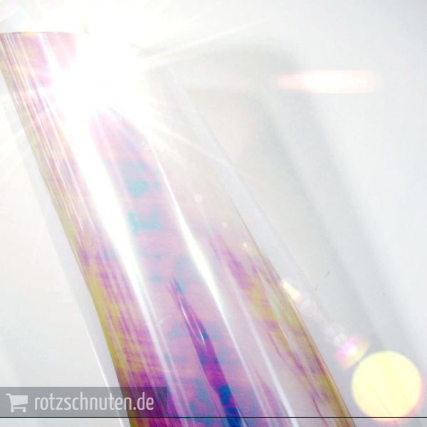 Flexfolie für Textildruck Holo regenbogen A4 - Plotterfolie Plottermarie Funkelfolie 105µ