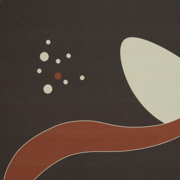 Viskose Stoff Panel 120 cm – Abstrakt Braun Beige – Kibadoo Swafing Herbst Winter Kollektion 26/27