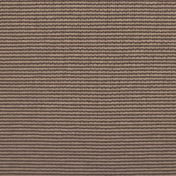 Jersey Bella mit feinen Streifen beige – Baumwolljersey von Swafing