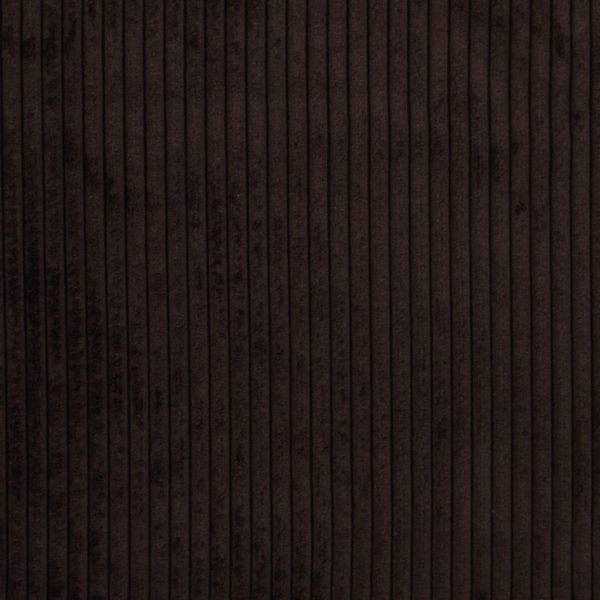 Samtcord uni dunkelbraun – robuster Breitcordstoff für Möbel & Taschen Wanja von Swafing