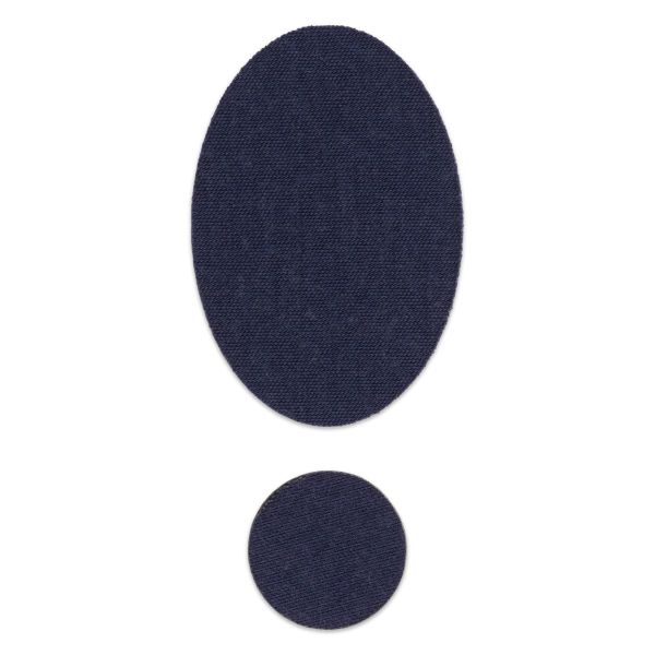 Prym x FabPatch Merino Reparaturflicken marineblau 2 Stück