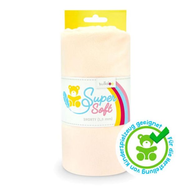 Kullaloo Plüsch SuperSoft Shorty haut nude - Silky Minky Kuschel Nicki 100x75cm