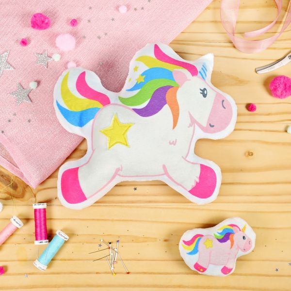 Kullaloo Nähset EINHORN LADY LU – Nähset für ein Kuscheltier super easy