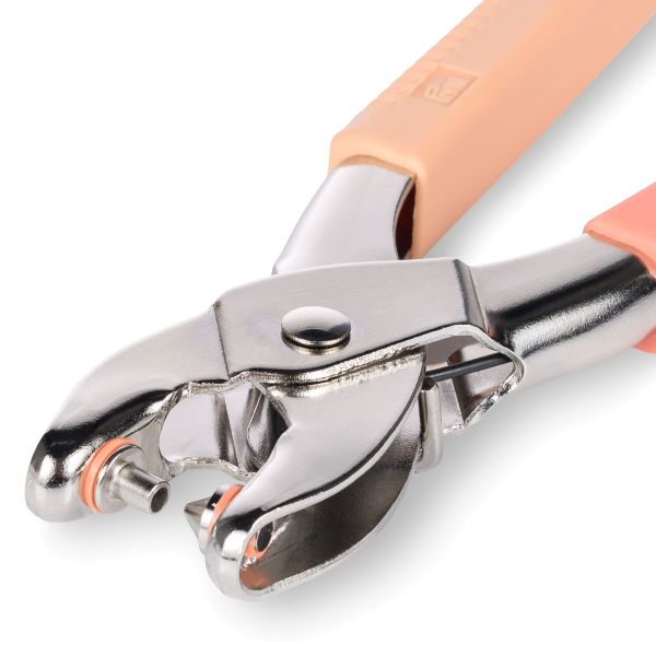 PRYM Vario Zange apricot mit Lochwerkzeug Ø3mm Ø4mm