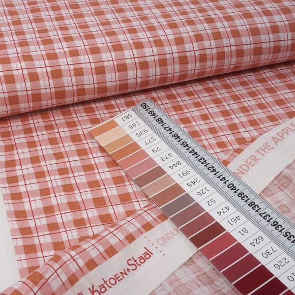 Baumwolle Karo altrosa – Picknick Serie Under the Apple Tree by Cotton & Steel