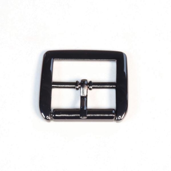 Gürtelschnalle 2,5cm gunmetal | Metall Schnalle für 25mm Gurtband