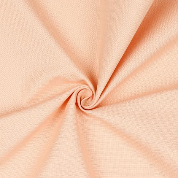 Baumwolle Canvas peach – robuster Dekostoff für Kleidung und Accessoires